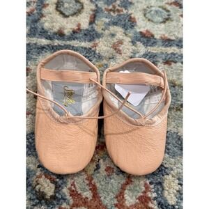 Stelle Ballet Shoes Toddler 5 Peach Pink Leather Slipper Dance EUC